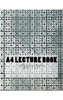 A4 Lecture Book 8.5" x 11" 150 Lined Pages: Abstract Design