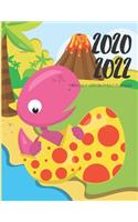 2020-2022 Three 3 Year Planner Dinosaur Monthly Calendar Gratitude Agenda Schedule Organizer: 36 Months Calendar; Appointment Diary Journal With Address Book, Password Log, Notes, Julian Dates & Inspirational Quotes