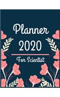 Planner 2020 for Scientist: Jan 1, 2020 to Dec 31, 2020: Weekly & Monthly Planner + Calendar Views (2020 Pretty Simple Planners)