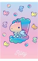 Riley: Jellycorn Unicorn - Journal Notebook Gift For Girls, Women