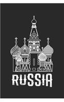 russia: Calendar, weekly planner, diary, notebook, book 105 pages in softcover. One week on one double page. For all appointments, notes and tasks that you 