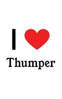 I Love Thumper: Walt Disney Characters Designer Notebook