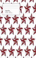 Christmas Pattern Star Composition College Ruled Book (7.44 x 9.69) 200 pages V8: (8 Christmas Pattern Star Composition College Ruled Book (7.44 X 9.69) 200 Pages V8)