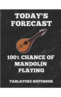 Today's Forecast 100% Chance of Mandolin Playing