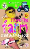 Let's Go Green I Love The Farm Giant Activity Book