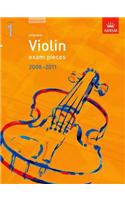 Abrsm Violin Examination Pieces: Grade 1 (2008-2011