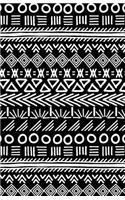 Bullet Journal Tribal Art Pattern Black and White: 162 Numbered Pages with 150 Dot Grid Pages, 6 Index Pages and 2 Key Pages in Easy to Carry 5.5 X 8.5 Size.