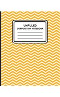 Unruled Composition Notebook
