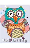 Doodle Owl Coloring