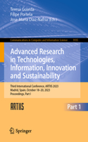 Advanced Research in Technologies, Information, Innovation and Sustainability