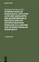1. Januar 1911