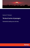 law of carriers of passengers