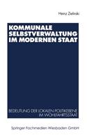 Kommunale Selbstverwaltung Im Modernen Staat