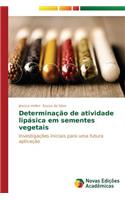 Determinação de atividade lipásica em sementes vegetais