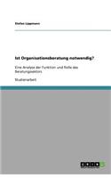 Ist Organisationsberatung notwendig?