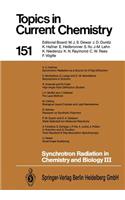 Synchrotron Radiation in Chemistry and Biology III