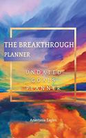 The Breakthrough Planner Watercolor Blue - Undated Goals Planner