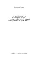 Anacreonte, Leopardi E Gli Altri