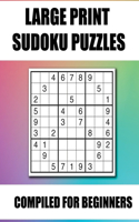 Large Print Sudoku for Beginners (EASY): One puzzle per page and easy to see