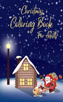 christmas coloring book for adults