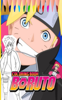 Boruto Coloring Book: Coloring Pages for Everyone, Adults, Teenagers, Tweens, Kids, Boys, & Girls