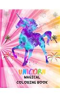 Unicorn Magical Coloring Book: Magical Unicorn Coloring Books for Kids.