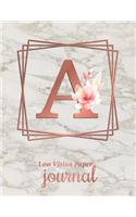 Low Vision Paper Journal