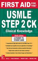 First Aid for the USMLE Step 2 Ck, Ninth Edition