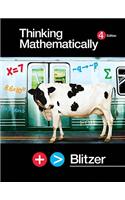 Thinking Mathematically Plus Mymathlab Student Access Value Pack (Includes Student Solutions Manual and CD Study Pack)