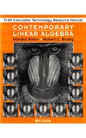 Ti-89 Calculator Technology Resource Manual to Accompany Contemporary Linear Algebra
