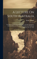 Lecture On South Australia