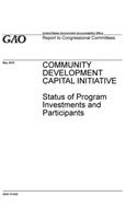 Community Development Capital Initiative