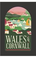 Wales & Cornwall: College Ruled Notebook Journal, 6x9 Inch, 120 Pages