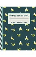 Composition Notebook 100 Pages Wide Ruled 7x5x9.25