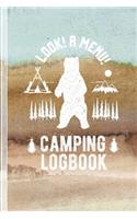 Camping Logbook: Camper Travel Journal Diary - RV Caravan Trailer Journey / Traveling Log Book 6x9 - Tent, Campsite RVer Journaling Notebook - Funny Saying