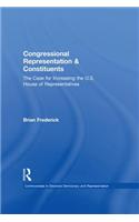 Congressional Representation & Constituents