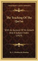 Teaching Of The Qur'an