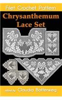 Chrysanthemum Lace Set Filet Crochet Pattern