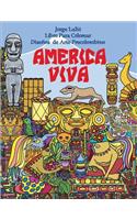 America Viva Libro Para Colorear de Arte Precolombino