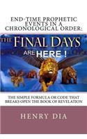 End-Time Prophetic Events in a Chronological Order