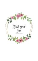 Find your fire - Floral Composition White