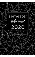 Semester Planer 2020: A5 Studienplaner 2020 - Terminplaner - Studium Planer - Universität Zubehör - Semesterplaner - Jahresplaner - Geschenkidee für Studenten - Studenten