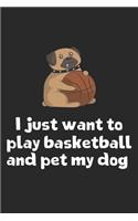 I Just want to Play Basketball And Pet My Dog