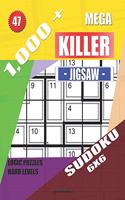 1,000 + Mega jigsaw killer sudoku 6x6