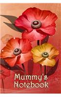 Mummy's Notebook: Bespoke, personalised notebook. Contact us if you would like your own image, log, name or other text on a book.
