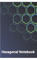 Hexagonal Notebook: Hexagonal Graph Paper Composition Notebook For Organic Chemistry and Biochemistry - Small Hexagons - Journal to Write In Ideas (1/4, 6" x 9", 120 pa