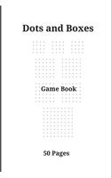 Dots and Boxes Game Book: Dots Games Boxes Four Tac 50 Pages