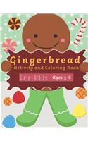 Gingerbread Activity and Coloring Book Ages 3-8