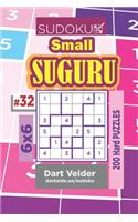 Sudoku Small Suguru - 200 Hard Puzzles 6x6 (Volume 32)