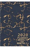 2020 Planner Weekly And Monthly: Planner Organizer Journal 2020